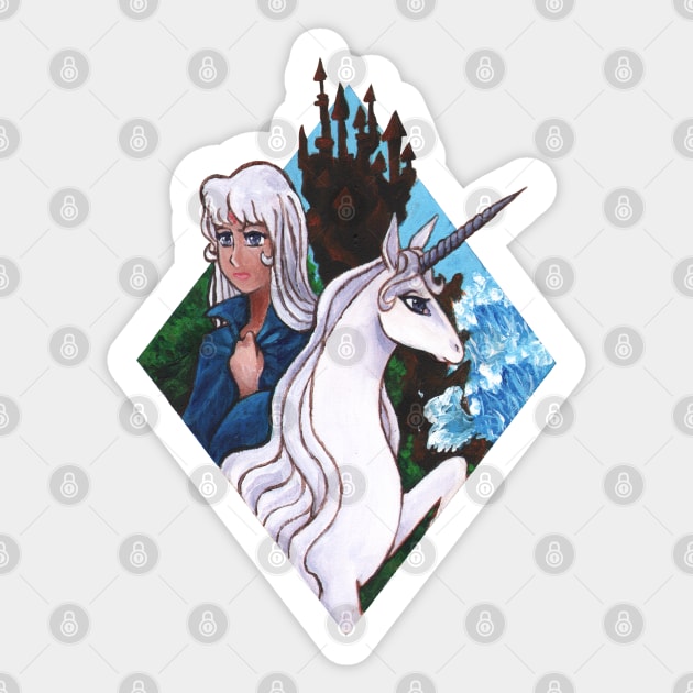 Amalthea Sticker by AriesNamarie